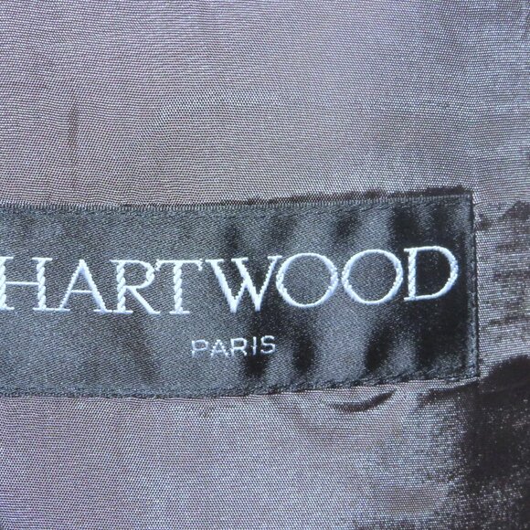 Hartwood Paris E. Thomas Vintage Gray Plaid Double Breasted Sport Coat US 40 - Picture 12 of 12